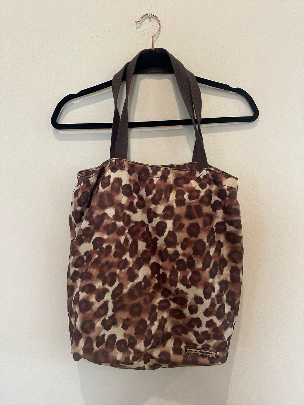 Banana Republic Leopard Print Tote in Brown and Cream
